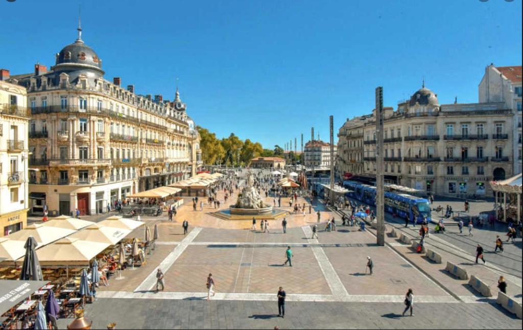 Appartement T3 Sur L'Esplanade De L'Europe Montpellier Exteriör bild